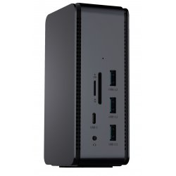 ProXtend USB4 Dual 8K Docking Station, Dark Silver