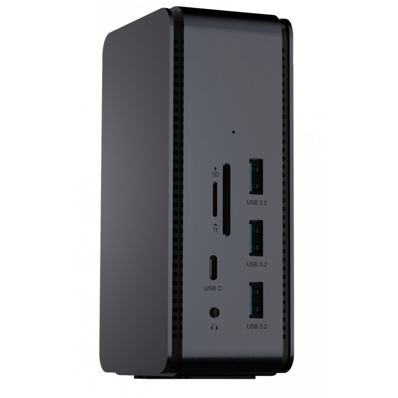 ProXtend USB4 Dual 8K Docking Station, Dark Silver