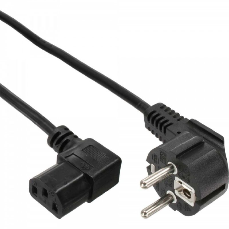 InLine 4043718012701 power cable Black 1.8 m C13 coupler CEE7/7