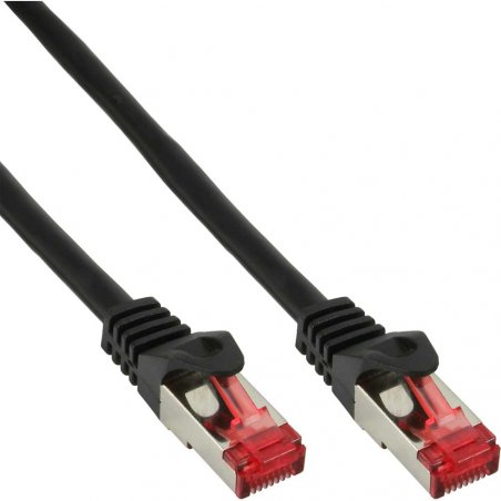 InLine 76422S câble de réseau Noir 0,25 m Cat6 S/FTP (S-STP)
