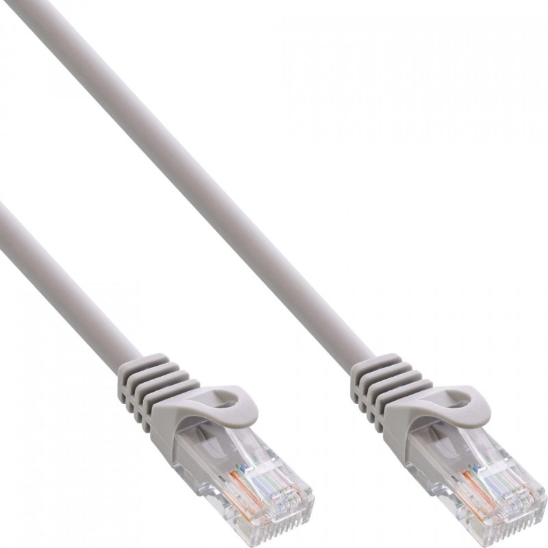 InLine Patch Cable U/UTP Cat.5e grey 2m