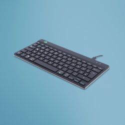 R-Go Tools Compact Break R-Go Clavier , QWERTZ (DE), noir, filaire
