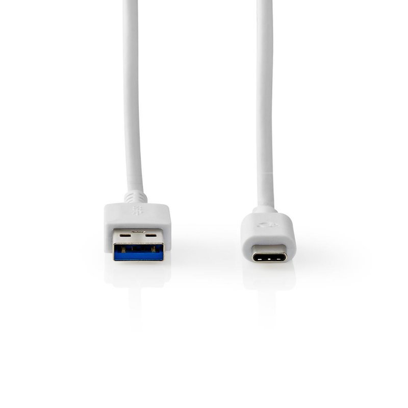 Nedis CCGW61650WT10 USB cable 1 m USB 3.2 Gen 2 (3.1 Gen 2) USB A USB C White