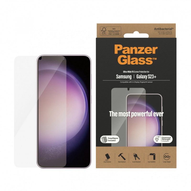 PanzerGlass Displayschutzglas für Samsung Galaxy S23+