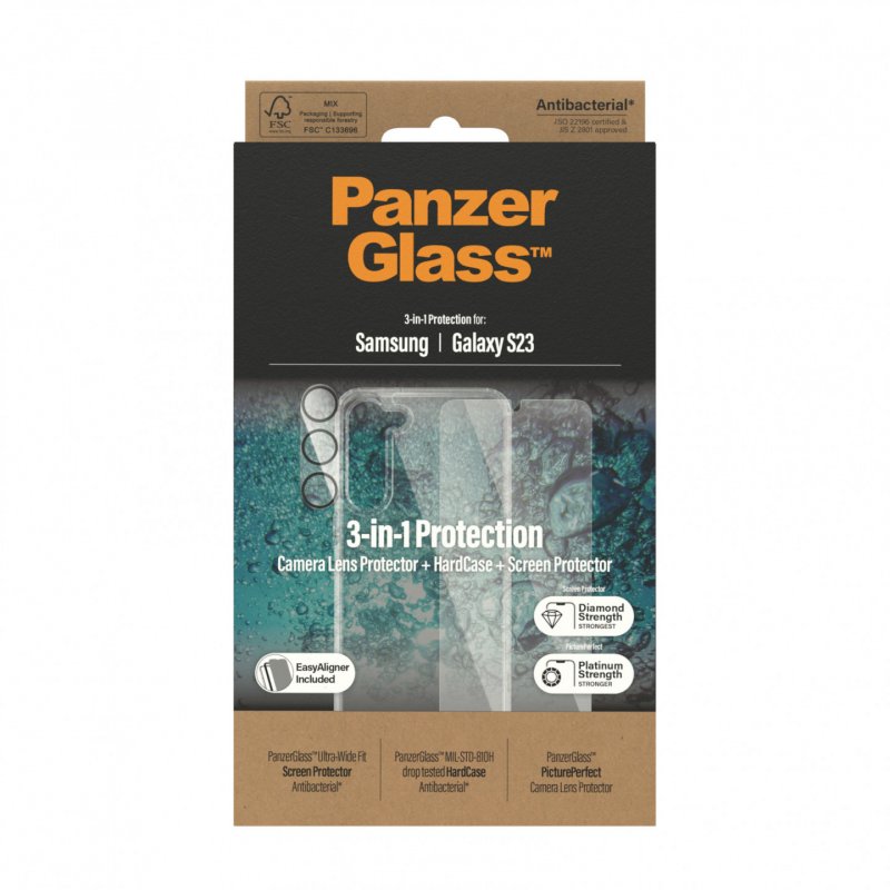 PanzerGlass HardCase+ Screen Protector Samsung G. S2023 Protection d'écran transparent 1 pièce(s)