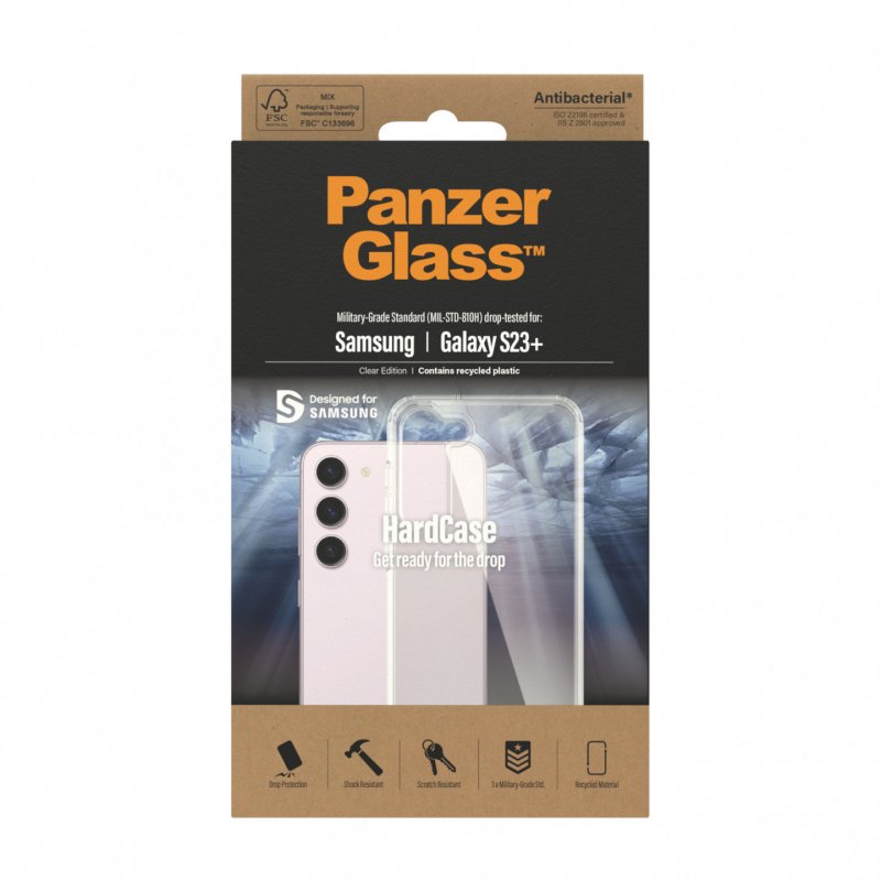 PanzerGlass ™ HardCase Samsung Galaxy S23+ | Transparent