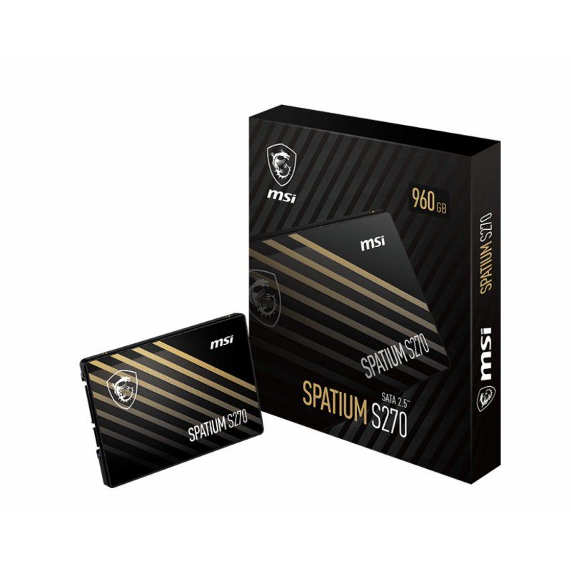 MSI SPATIUM S270 SATA 2.5 240GB disque SSD 2.5" 240 Go Série ATA III 3D NAND