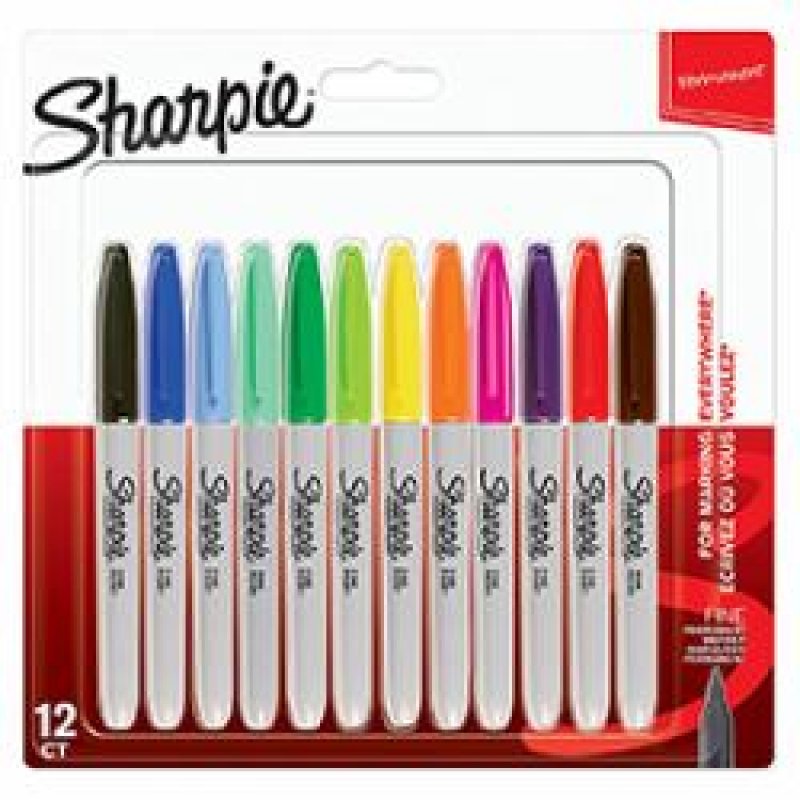 Sharpie - Permanent Markers - Fine Point (2065404)