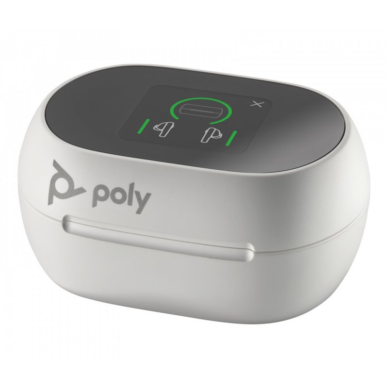POLY Voyager Free 60+ Casque Sans fil Ecouteurs Bureau/Centre d'appels Bluetooth Blanc