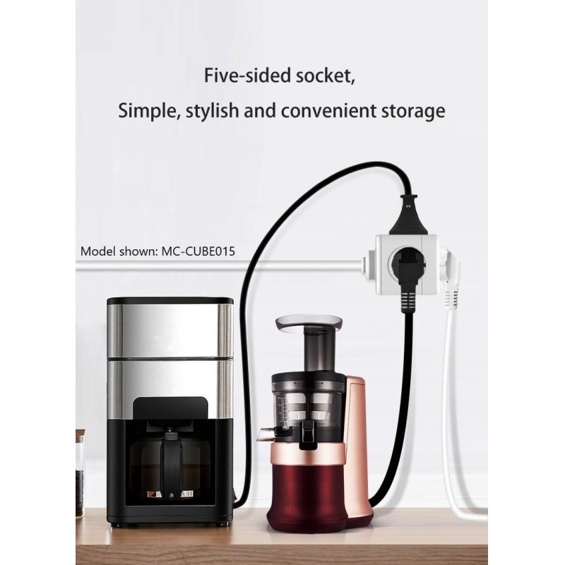 Microconnect MC-CUBE015USB power extension 1.5 m 4 AC outlet(s) Indoor White