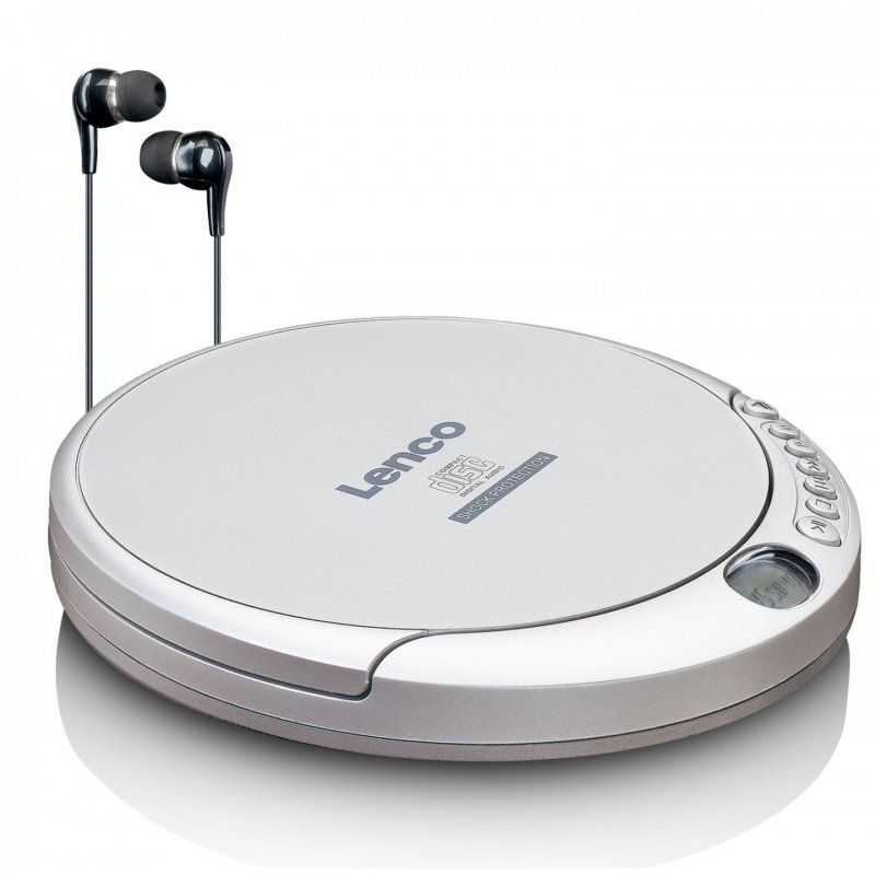 Lenco CD-201 CD player Portable CD player Silver