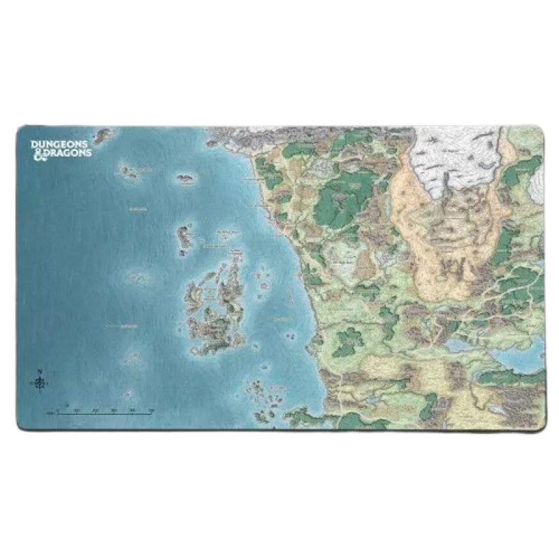 Tapis de souris Faerun Map XXL - Dungeons &amp Dragons