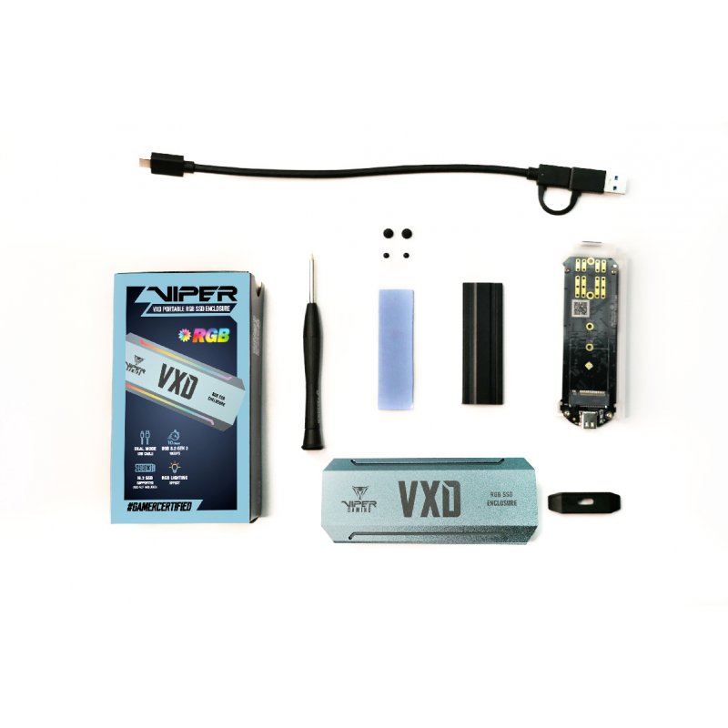 Patriot VXD PCIe RGB SSD ext.   U3.2 si