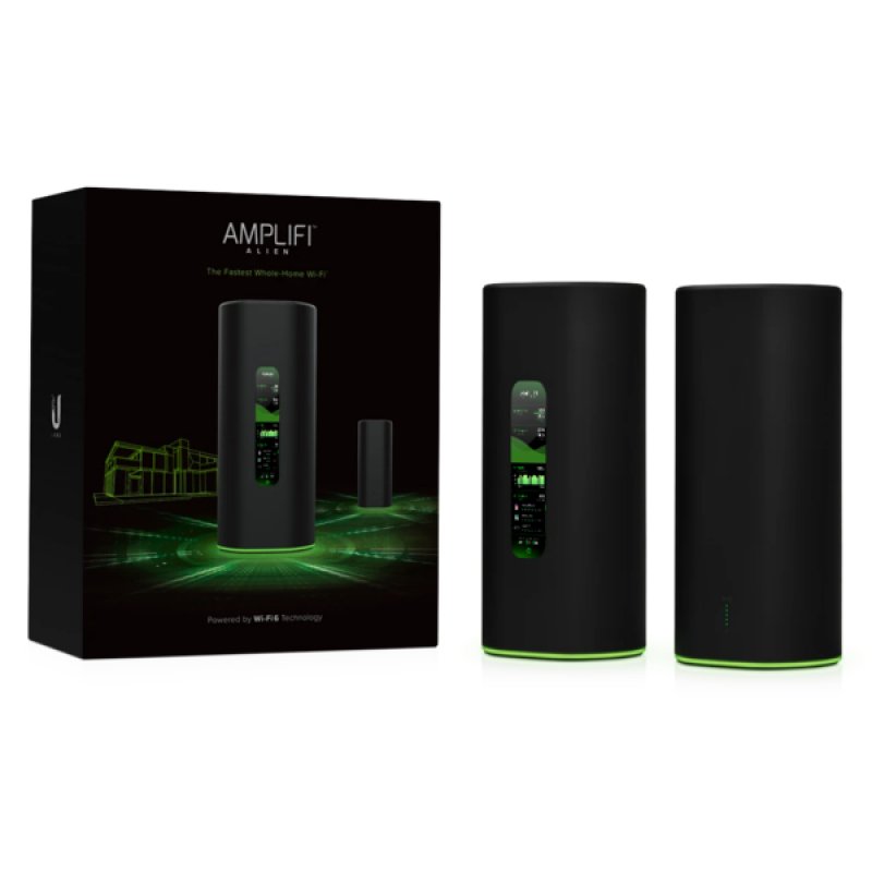 AmpliFi Alien WiFi Kit routeur sans fil Gigabit Ethernet Bi-bande (2,4 GHz / 5 GHz) Noir, Vert