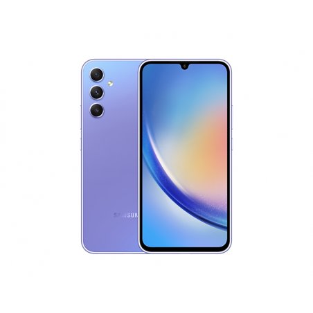 Samsung Galaxy A34 5G 128GB Awesome Violet 16,65cm (6,6") Super AMOLED Display, Android 13, 48MP Triple-Kamera