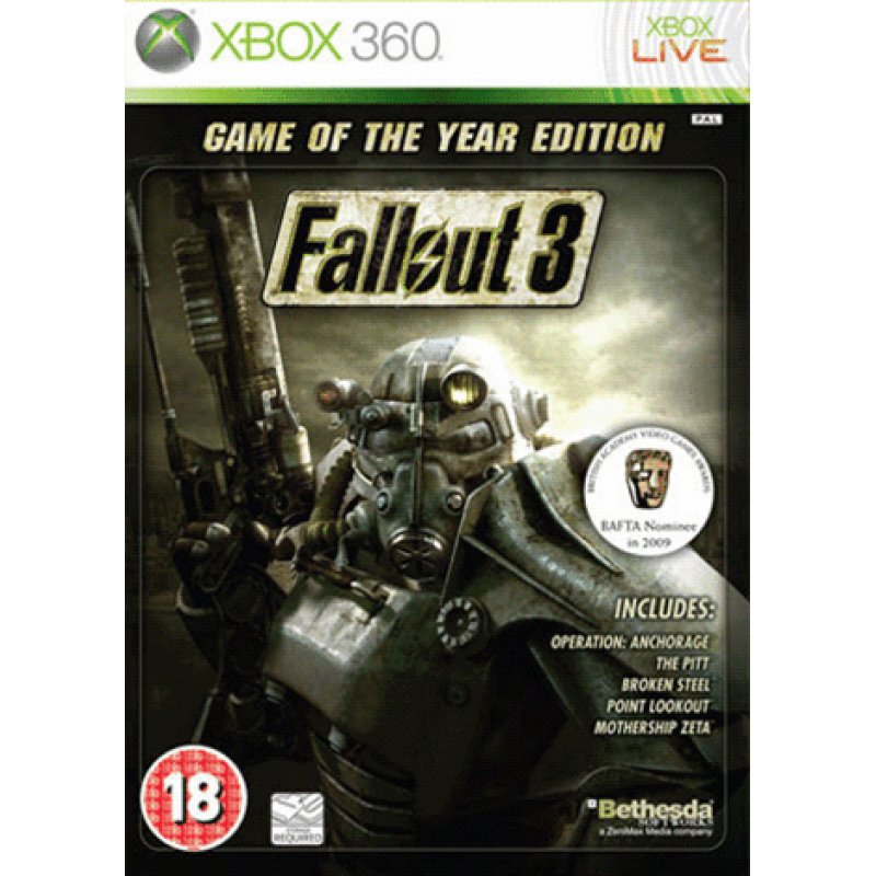 Bethesda Fallout 3 Game of The Year Edition, Xbox360