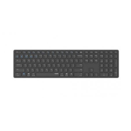 Rapoo Kabellose Multimodus Tastatur "E9800M", DE-Layout, grau kabellose Multimodus-Verbindung - ultraflaches Design,