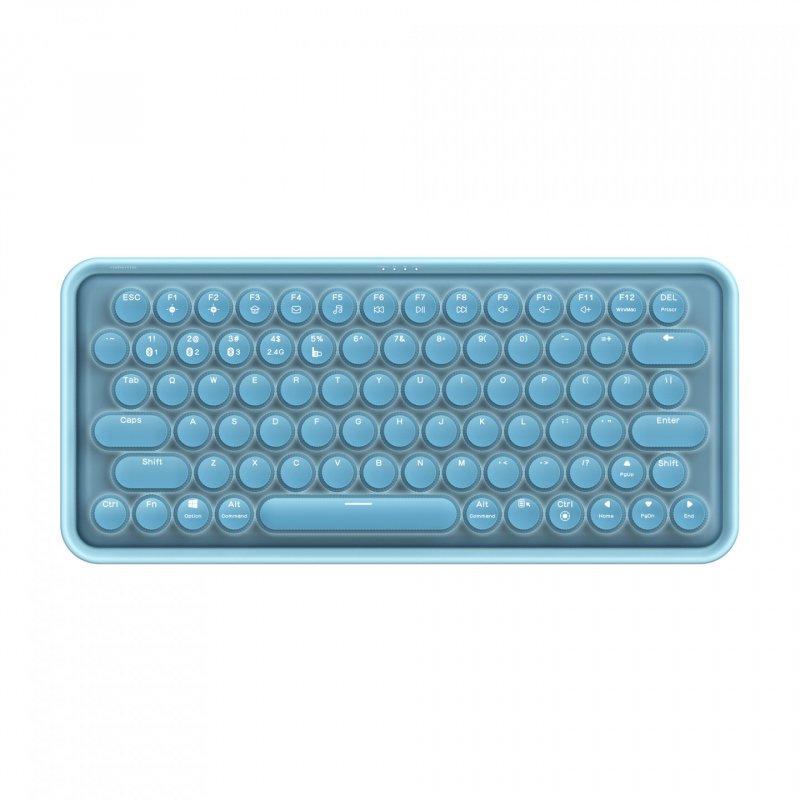 Rapoo Ralemo Pre 5 keyboard USB + RF Wireless + Bluetooth QWERTY German Blue