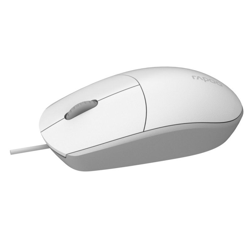 Rapoo N100 mouse Ambidextrous Optical 1600 DPI