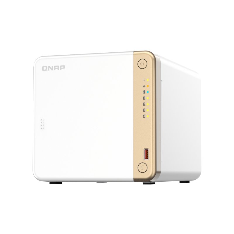 QNAP TS-462-4G NAS/storage server Tower Ethernet LAN White N4505