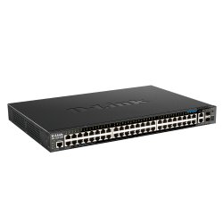 D-Link DGS-1520-52MP Géré L3 Gigabit Ethernet (10/100/1000) Connexion Ethernet, supportant l'alimentation via ce port 