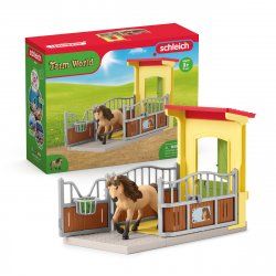 schleich Farm World Pony Box with Iceland Pony Stallion