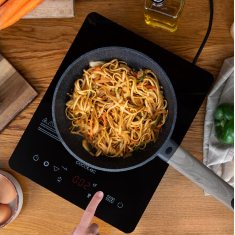 Cecotec 03069 hob Black Countertop Zone induction hob 1 zone(s)