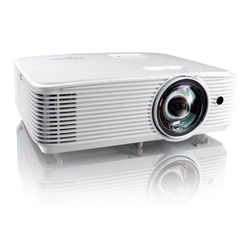Optoma H117ST vidéo-projecteur Projecteur à focale courte 3800 ANSI lumens DLP WXGA (1280x800) Compatibilité 3D Blanc
