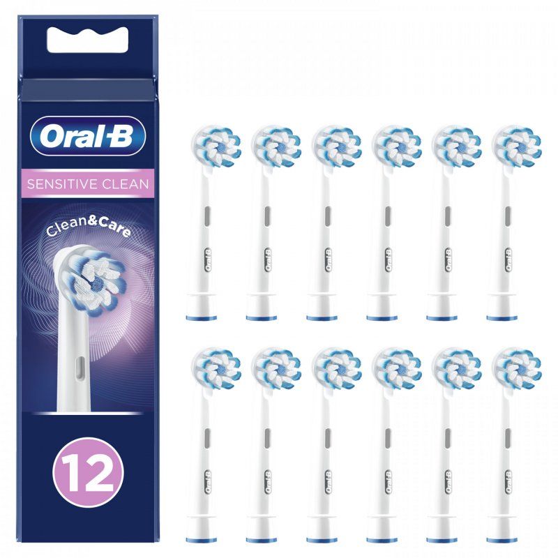 Oral-B - Sensitive Clean&Care  - Toothbrush Replacement Head( 12 pcs )