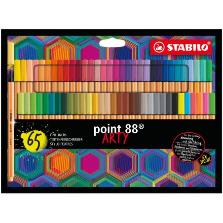 STABILO Point 88 ARTY fineliner Multicolour 65 pc(s)