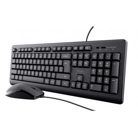 Trust Primo keyboard Mouse included USB AZERTY French Black