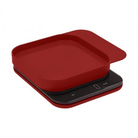 Rosti 25678 kitchen scale Red Countertop Square Electronic kitchen scale