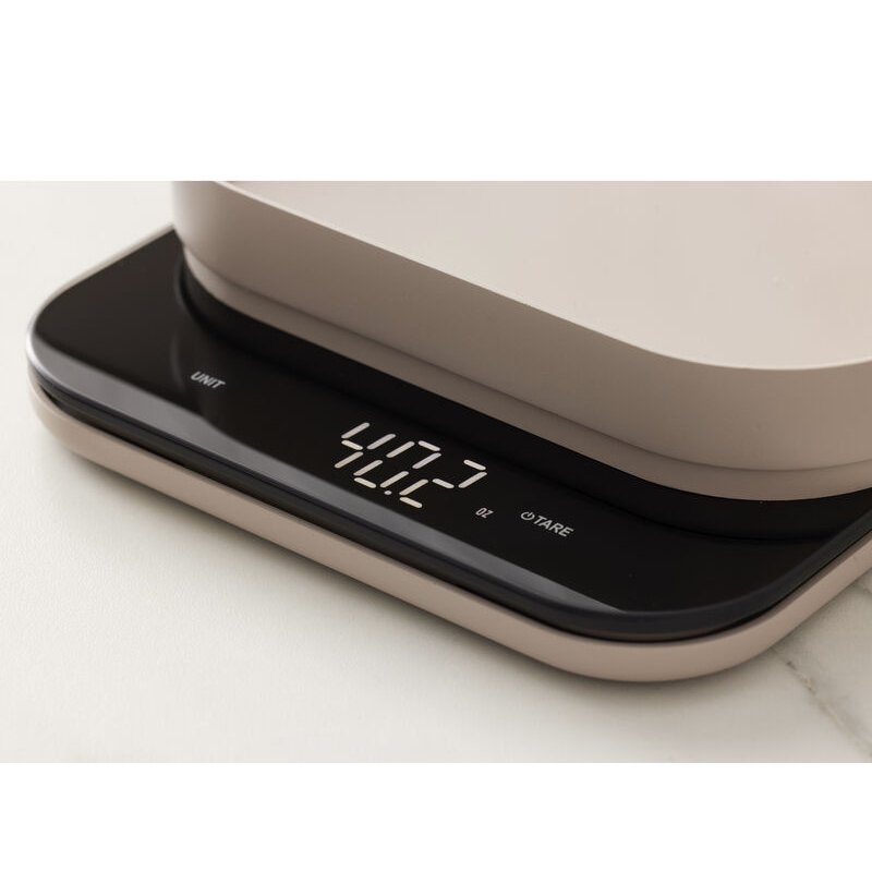 Rosti 25683 escabeaux de cuisine Beige Comptoir Carré Balance de ménage électronique