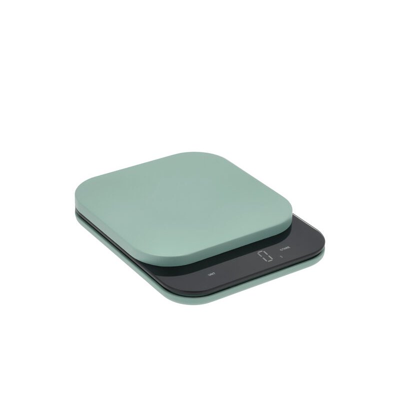 Rosti 25686 escabeaux de cuisine Vert Comptoir Carré Balance de ménage électronique