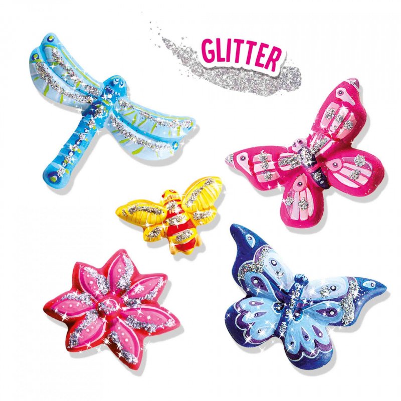 SES Creative Casting and painting - Butterfly and glitter