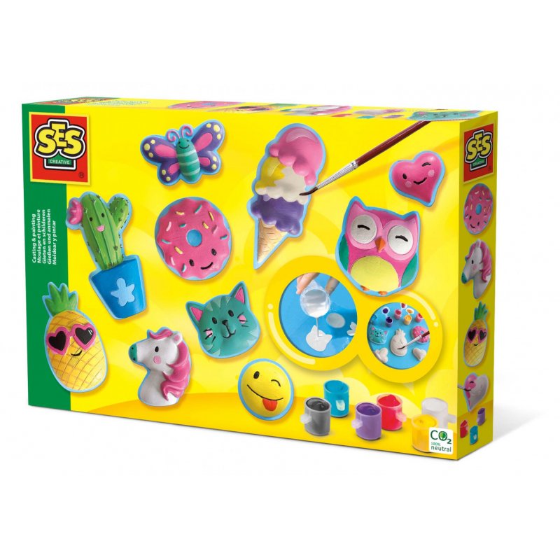 SES Creative Moulage et peinture - Figurines amusantes