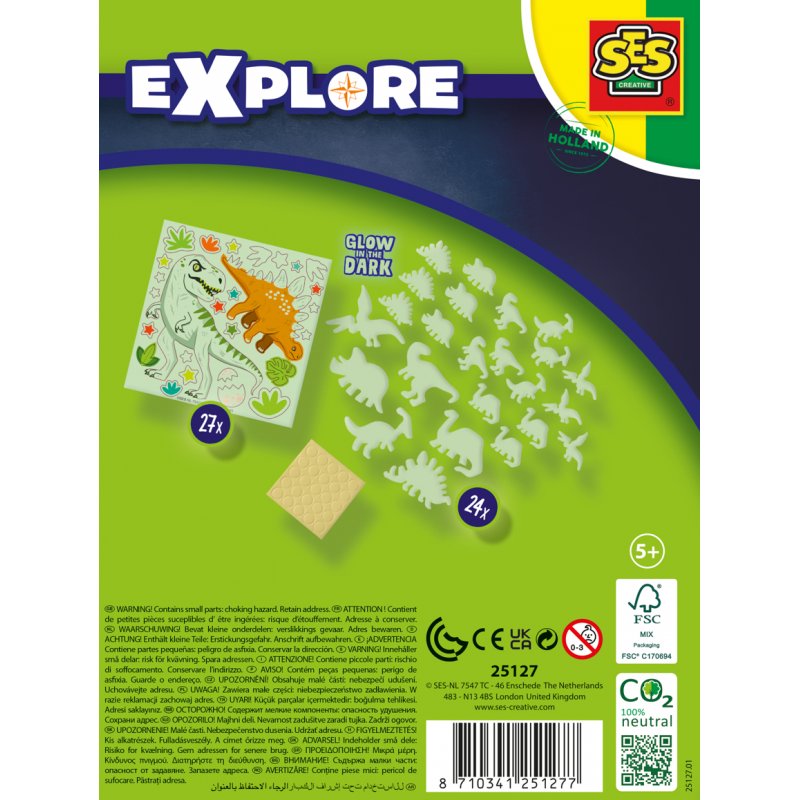 SES Creative - Glowing Dinos - (S25127)