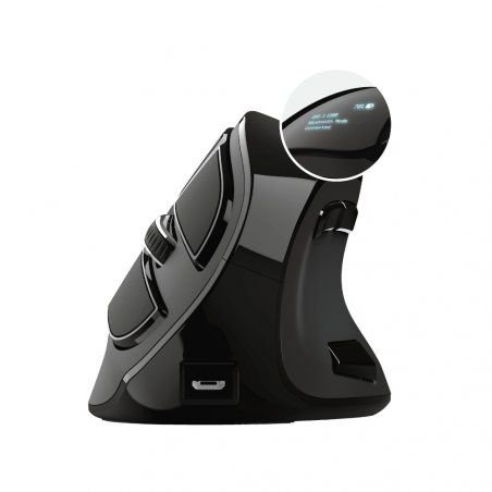 VOXX RECHARGEABLE ERGO WIRELESS MOUSE 2400 DPI RIGHT-HAND BQ 30