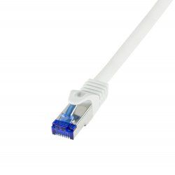 LogiLink C6A011S câble de réseau Blanc 0,25 m Cat6a S/FTP (S-STP)
