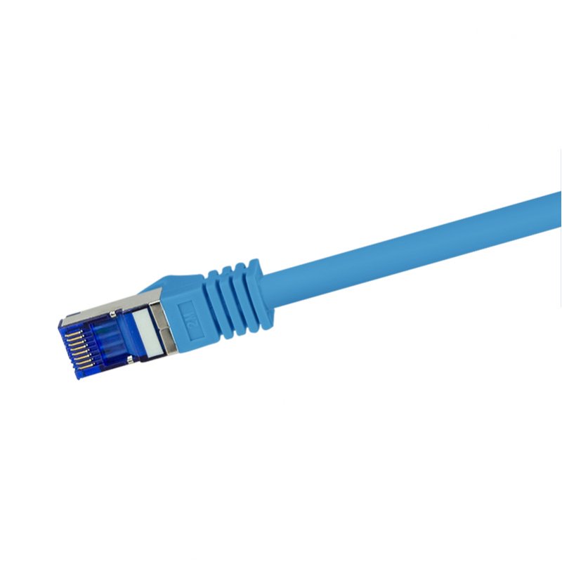 Cable Logilink Patch Cat6a S/FTP 0,25m Blue