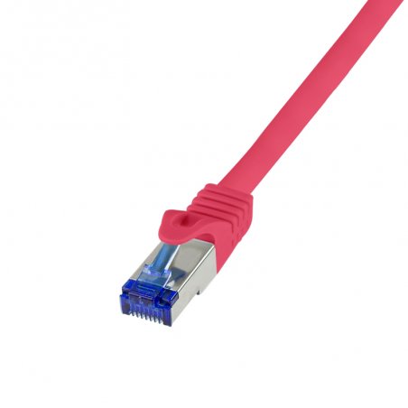 LogiLink C6A014S câble de réseau Rouge 0,25 m Cat6a S/FTP (S-STP)