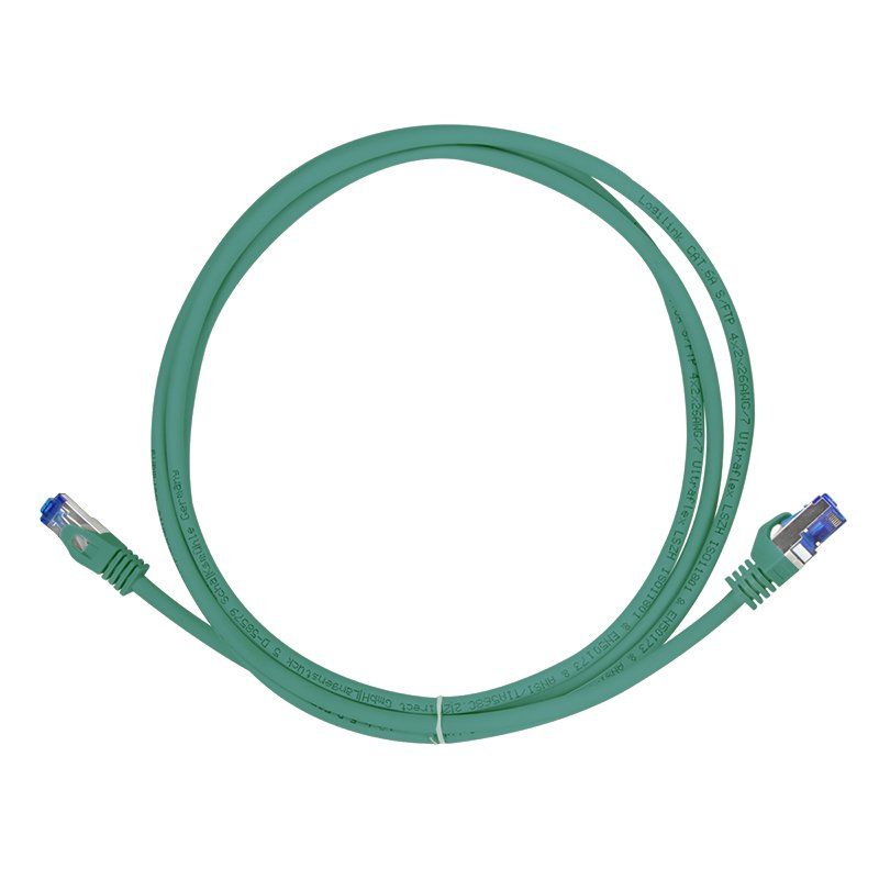 Cable Logilink Patch Cat6a S/FTP 2m Green