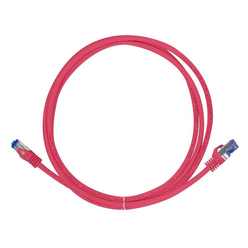 Cable Logilink Patch Cat6a S/FTP 2m Red