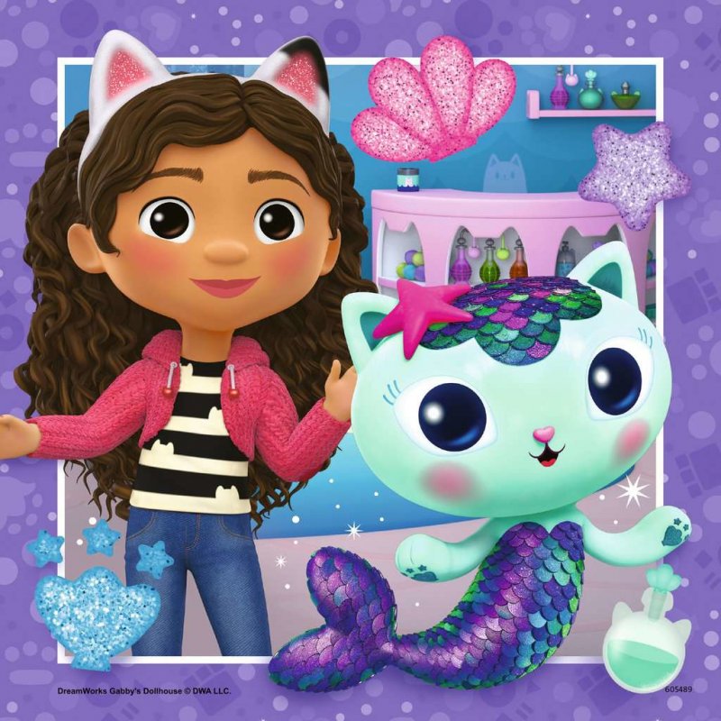 Ravensburger Puzzles 3x49 p - L'heure de jouer avec Gabby