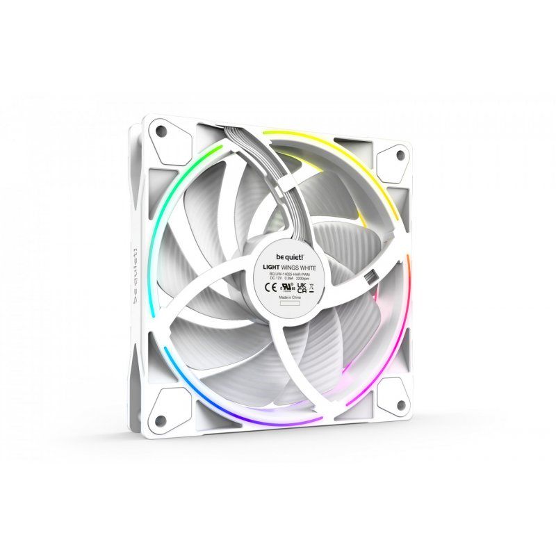 be quiet! Light Wings White | 140mm PWM high-speed Triple-Pack Computer case Fan 14 cm 3 pc(s)