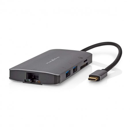 Nedis CCBW64240AT02 station d'accueil USB 3.2 Gen 1 (3.1 Gen 1) Type-C Anthracite