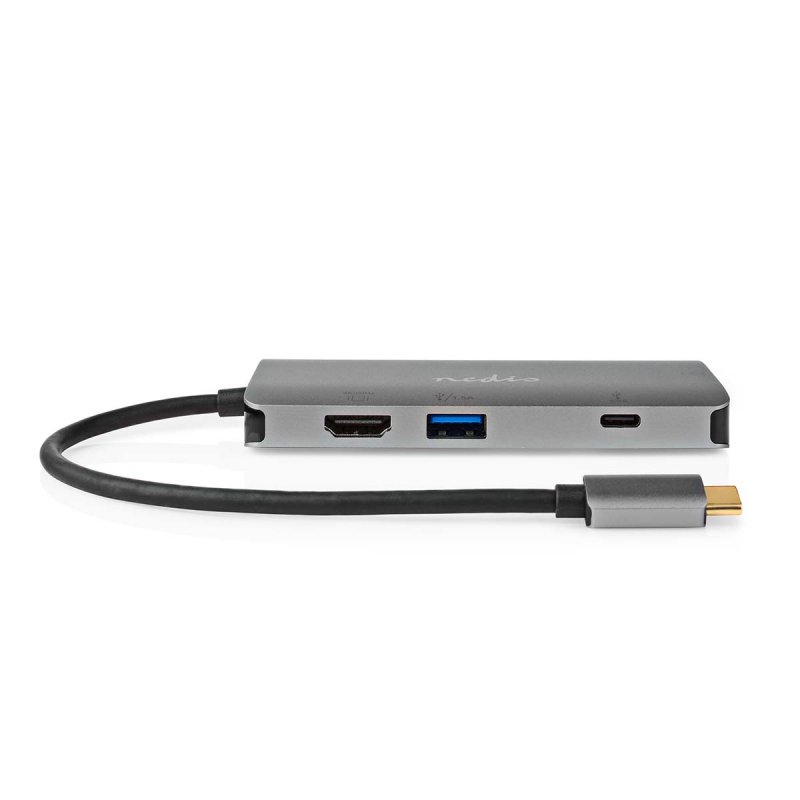 Nedis CCBW64240AT02 notebook dock/port replicator USB 3.2 Gen 1 (3.1 Gen 1) Type-C Anthracite