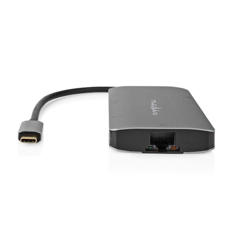 Nedis CCBW64240AT02 notebook dock/port replicator USB 3.2 Gen 1 (3.1 Gen 1) Type-C Anthracite