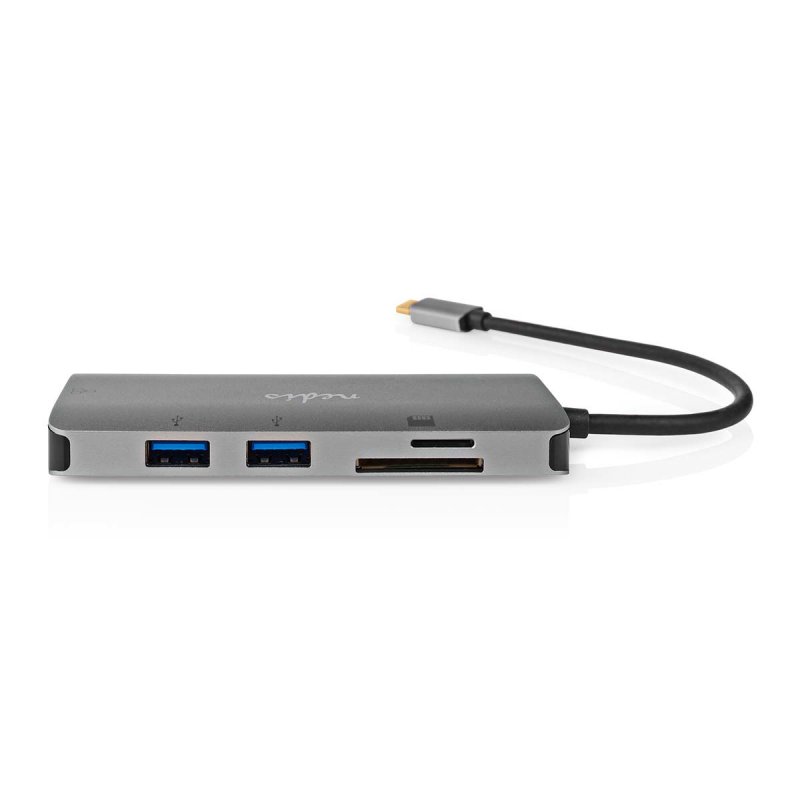 Nedis CCBW64240AT02 station d'accueil USB 3.2 Gen 1 (3.1 Gen 1) Type-C Anthracite