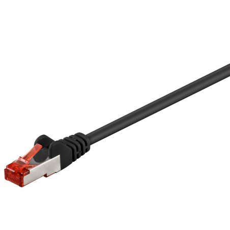 Goobay 68697 networking cable Black 20 m Cat6 S/FTP (S-STP)
